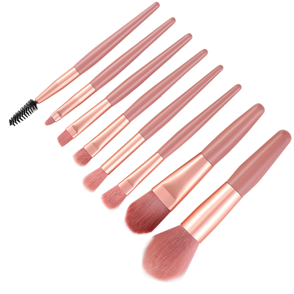 Free sample 8pcs Cosmetic Brushes Make Up Brush private label neutral makeup brushes set
