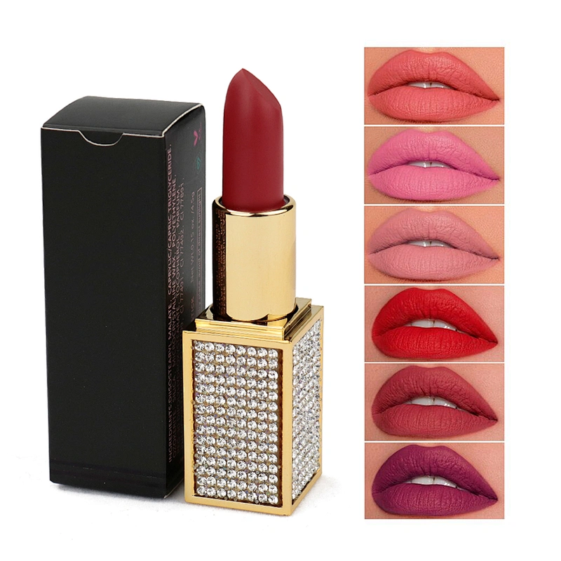OEM ODM private label vegan Velvet mate lipstick wholesale velvet long lasting lipstick mate lipstick custom logo