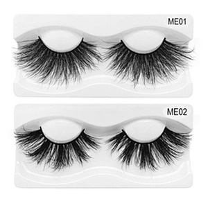 Wholesale price 25mm mink eyelashes pure handmade European and American hot sale 25mm mink hair eyelashes