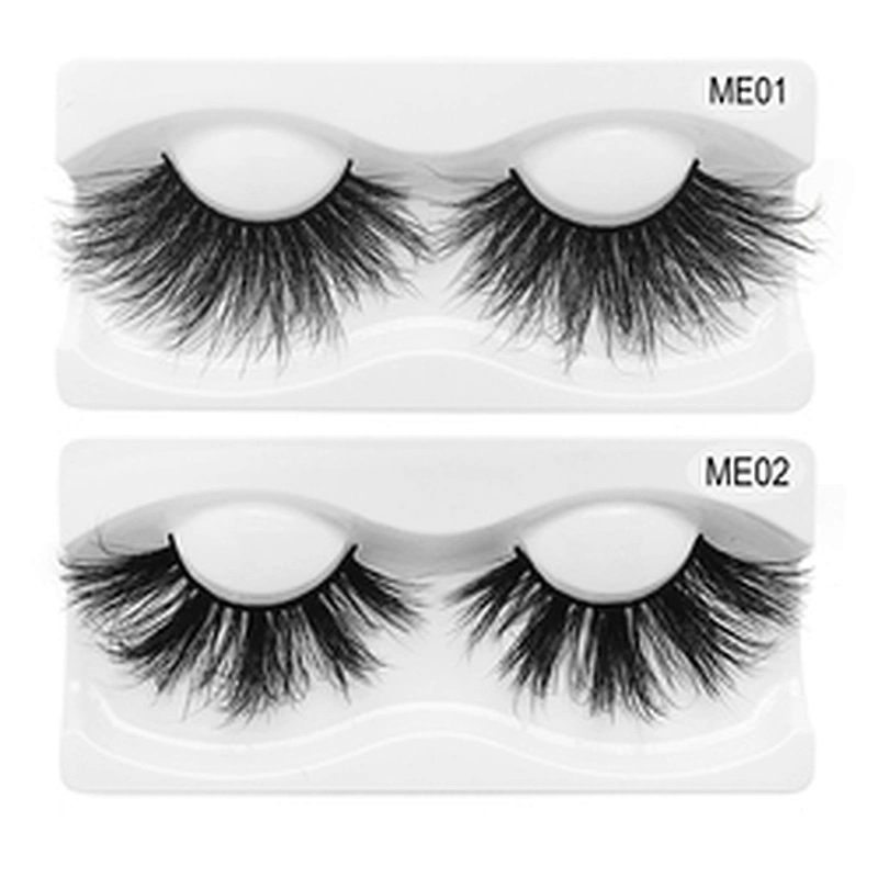 Wholesale price 25mm mink eyelashes pure handmade European and American hot sale 25mm mink hair eyelashes