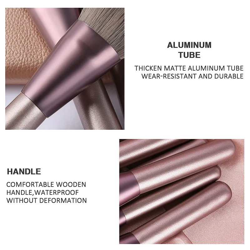 professional private label makeup brush set vegan cosmetic beauty make up brushes eyeshadow foundation soft bristels