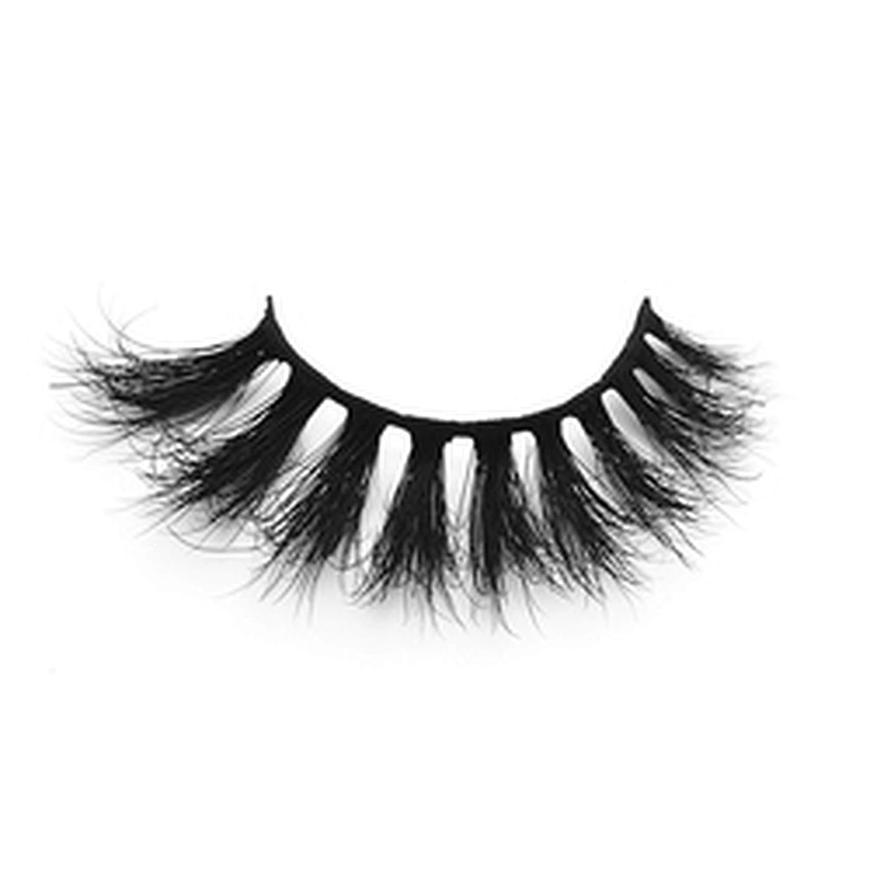 Factory price 3D mink false eyelashes round box packaging thick exaggerated false eyelashes