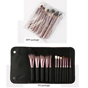 professional private label makeup brush set vegan cosmetic beauty make up brushes eyeshadow foundation soft bristels