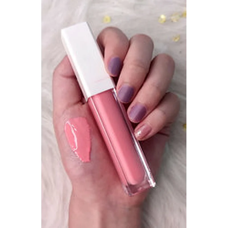 No brand cosmetic private label vegan high pigment glossy shiny customized your own label  12 colors glitter lipgloss