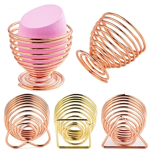 Best seller steel Wire blender beauty egg cosmetic powder Puff makeup sponge holder