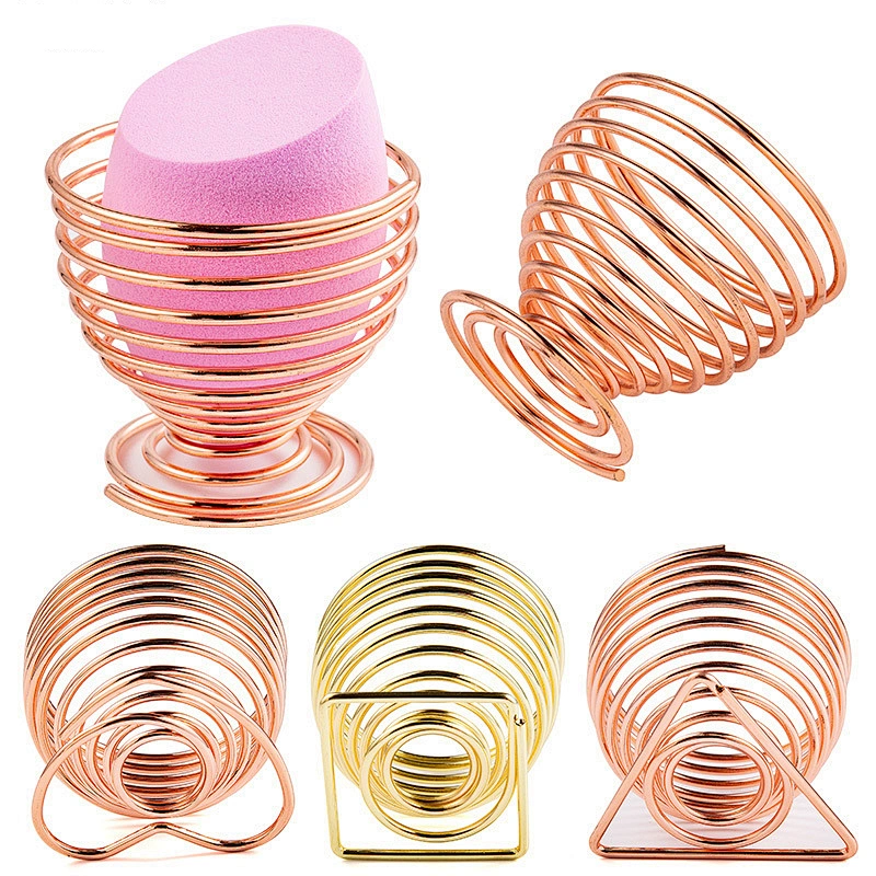 Best seller steel Wire blender beauty egg cosmetic powder Puff makeup sponge holder
