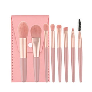 8ps no logo makeup brushes foundation brush set makeup tools synthetic fiber hair makeup brush set
