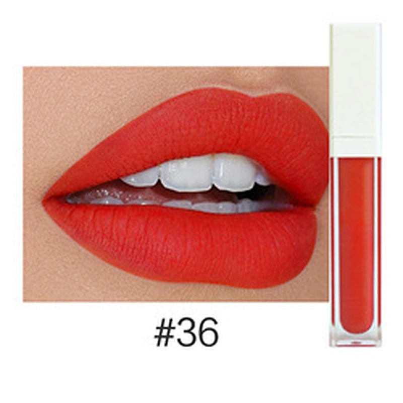 35 colors OEM private label liquid lipstick custom matte waterproof lipstick nude matte lipstick