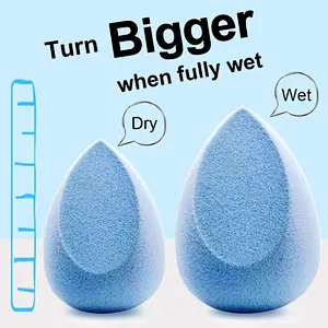 latex free makeup sponge velvet mirco fiber Beveled Teardrop MicrofiberVelvet Beauty Sponge Blender