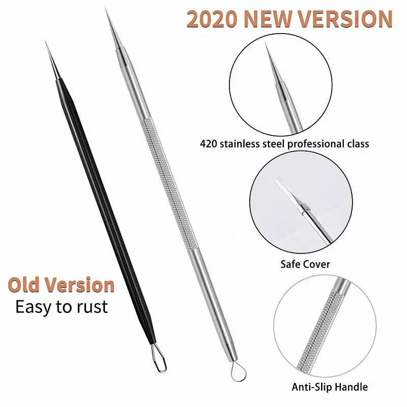 Professional Stainless Pimple Acne Blemish Removal Tools Set blackhead remover