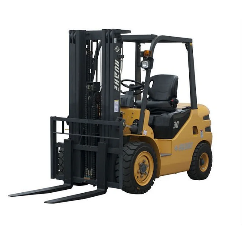 gasoline forklift truck with triplex full free container mast,japanese engine forklift trucks 5.5m 3stages