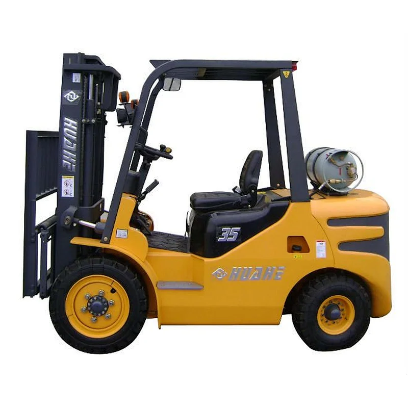 3.5T Gas Forklift Engine Nissan with full free mast 4.5meter
