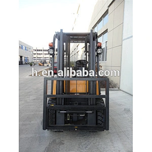 2.5 ton capacity small 4 wheels electric forklift truck with good reliability