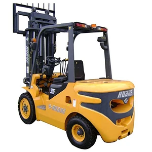 3.5t 2 Stage tcm forklift spare parts With Single Forklift Solid Tire for sale