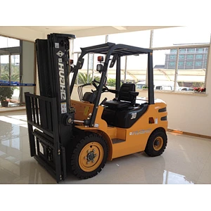 bale pallet truck 3 ton standing forklift with isuzu c240 engine