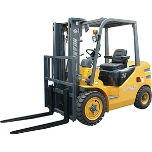 forklift tire press machine 3 ton standing forklift with isuzu c240 engine