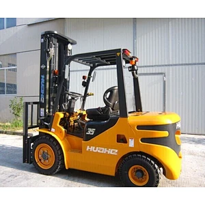 3.5t 2 Stage tcm forklift spares With Single Forklift Solid Tire for sale