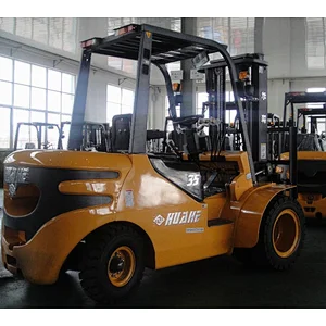 3.5 ton capacity Japanese NISSAN K25 engine gasoline forklift for warehouse