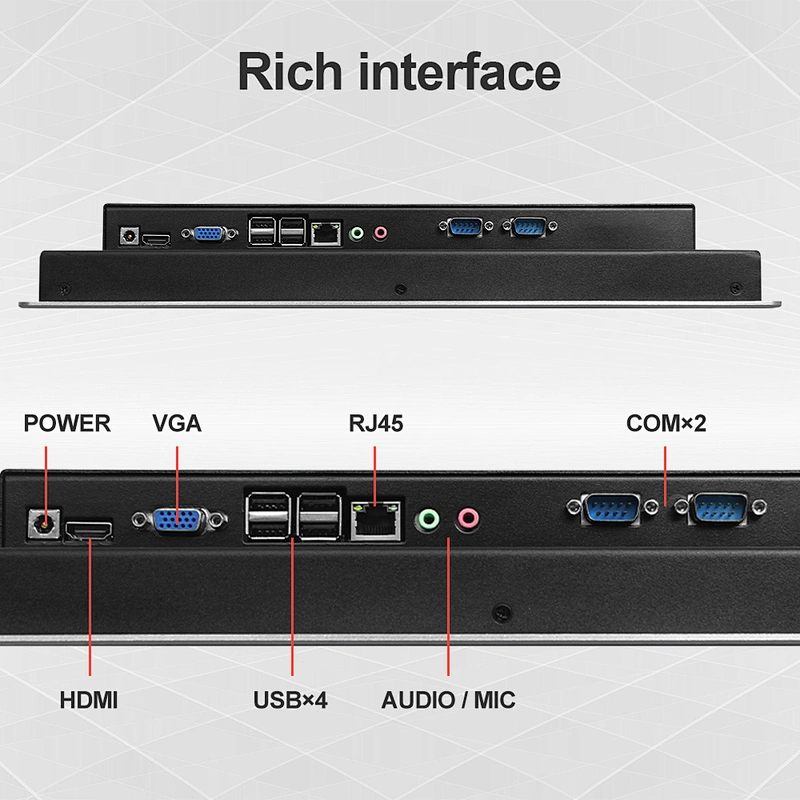 8 inch capacitive touch screen N2830/2G/32G  industrial all in one pc