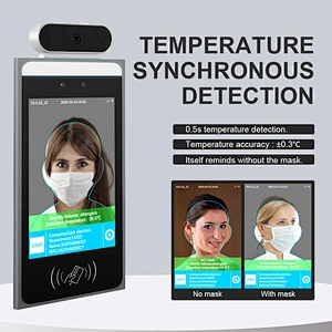 smart security devices automatic LCD touch screen temperature camera access control face recognition