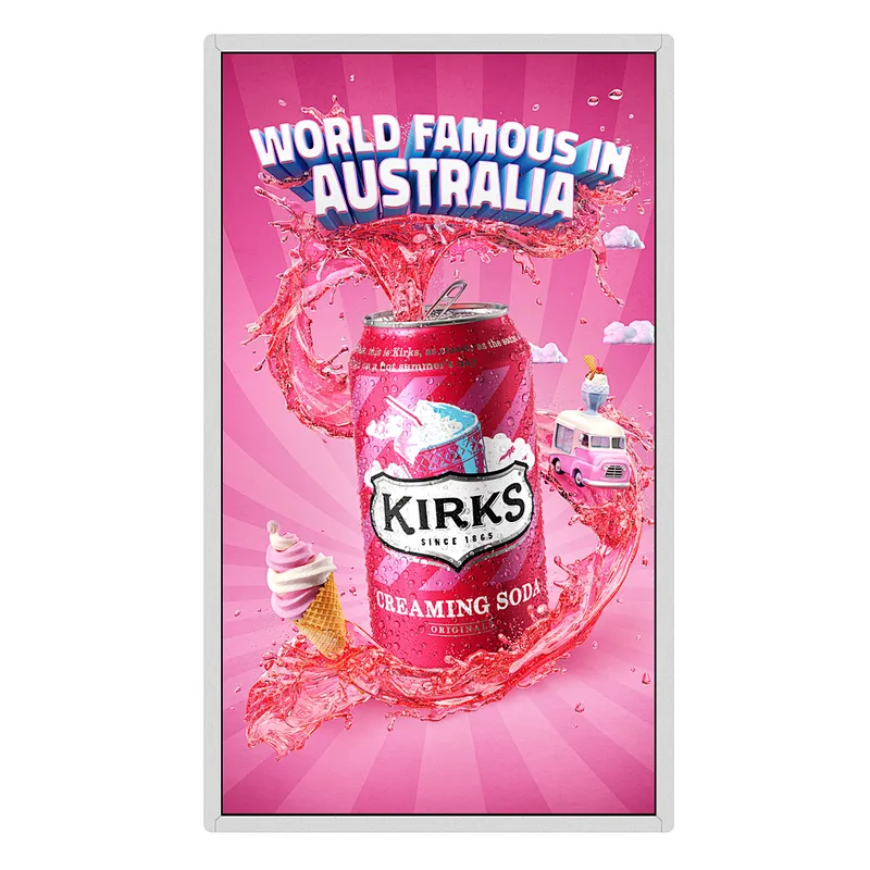 High Clear capacitive touch 32 inch led Advertising Player Vending Machine lcd Advertising Screen
