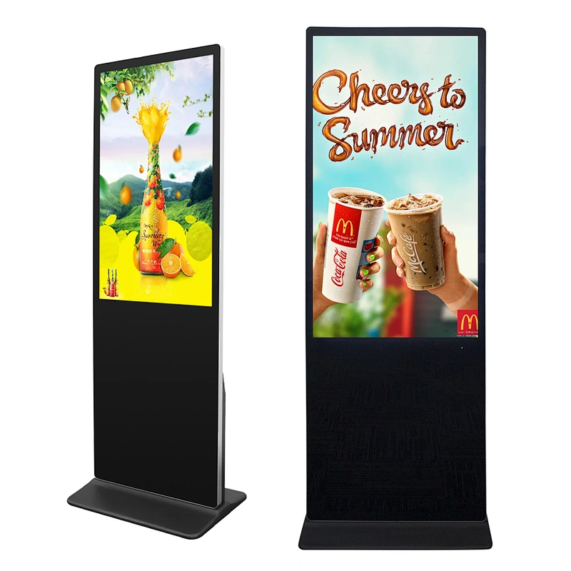 Factory direct price 65 inch indoor digital signage ad player lcd advertising display screen