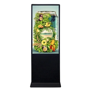 43 inch high brightness free stand lcd digital signage player advertising led display screen