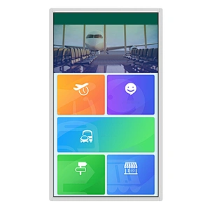Wall mounted wifi 4G network lcd advertising display