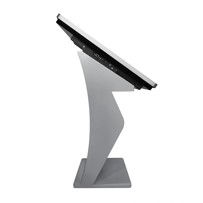 Indoor 65 inch lobby self service information capacitive touch screen interactive kiosk