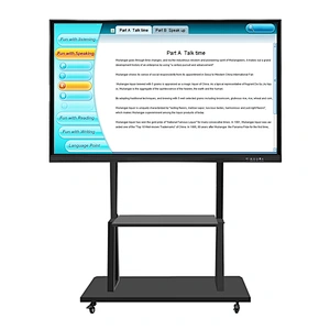 New Model 86 Inch Infrared Touch Screen All In One Computer Digital Smart Interactive Whiteboard