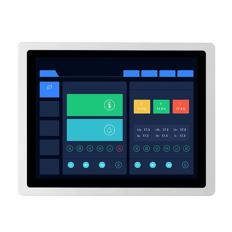 19 inch capacitive multi-touch Industrial touch HMI monitor displays