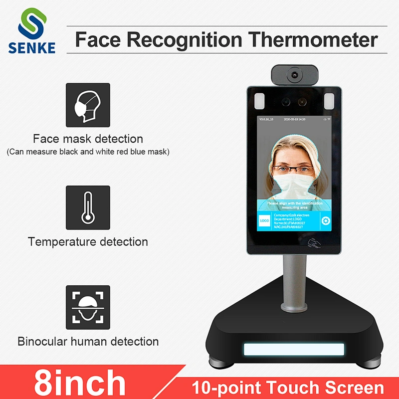 1080P Face Recognition Access Binocular Camera original Temperature detecting Solution
