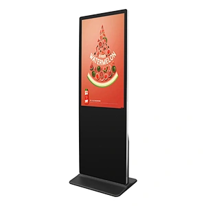 Indoor floor stand commercial lcd advertising display kiosk display screen