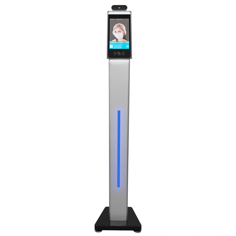 8 inch smart security devices automatic LCD touch screen temperature camera access control face recognition