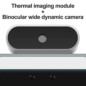 Android face recognition door access system with automatic face search and human temp camera