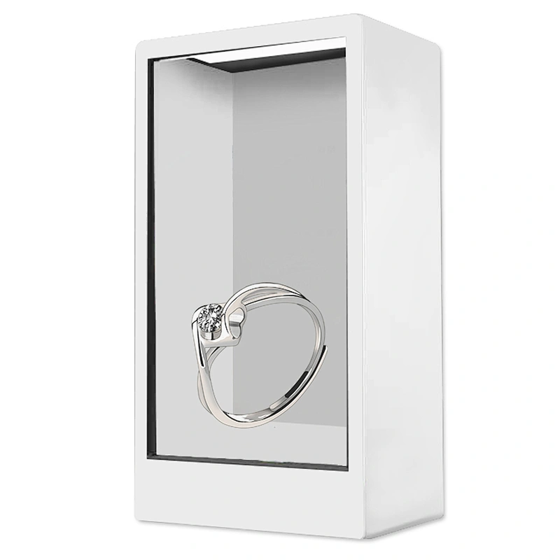 small size 22 inch white fashion smart transparent LCD screen case