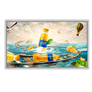 Android 43 inch touch lcd player wall mount android lcd advertising display