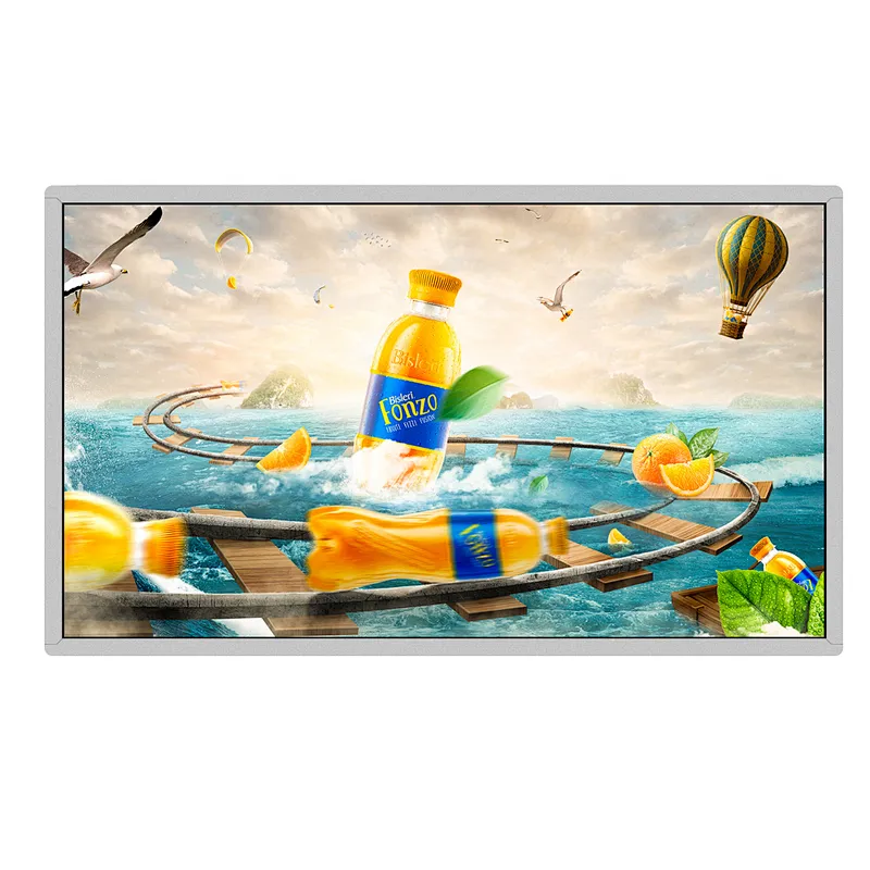 Android 43 inch touch lcd player wall mount android lcd advertising display