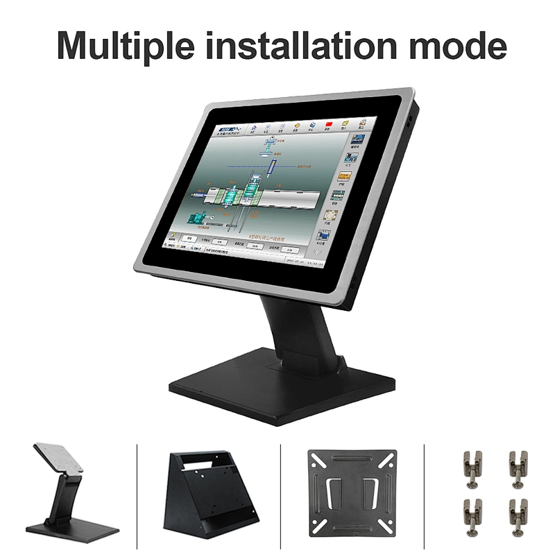10.4 Inch resistance touch screen Industrial Computer Table Panel Mini PC