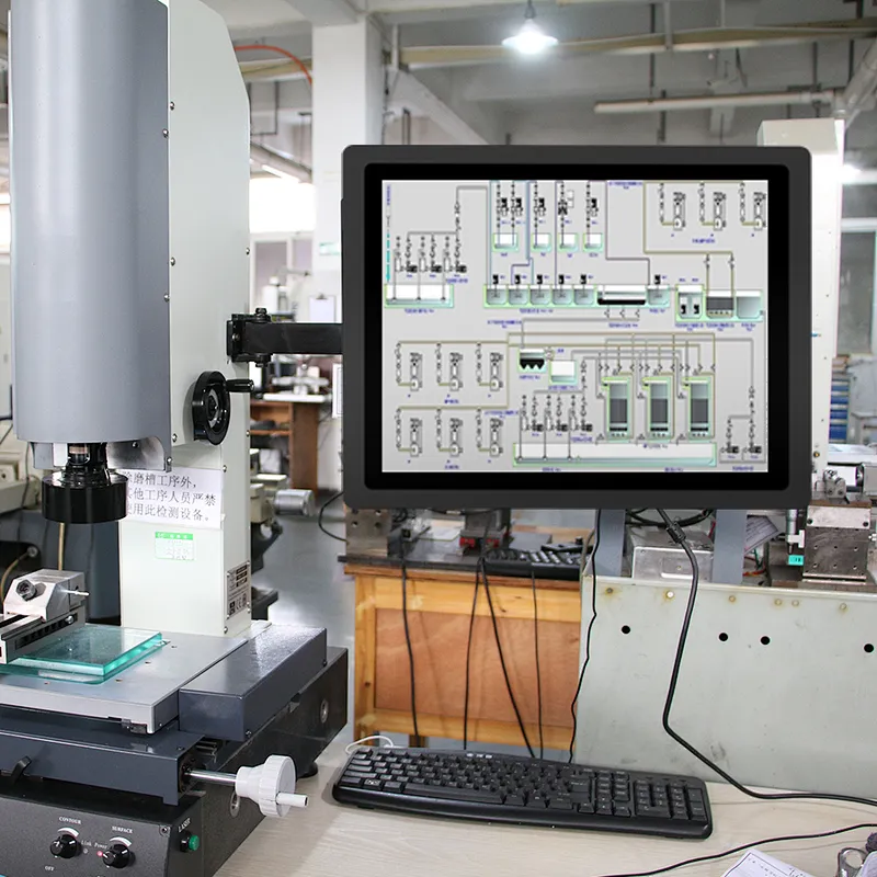 19 inch capacitive multi-touch Industrial touch HMI monitor displays