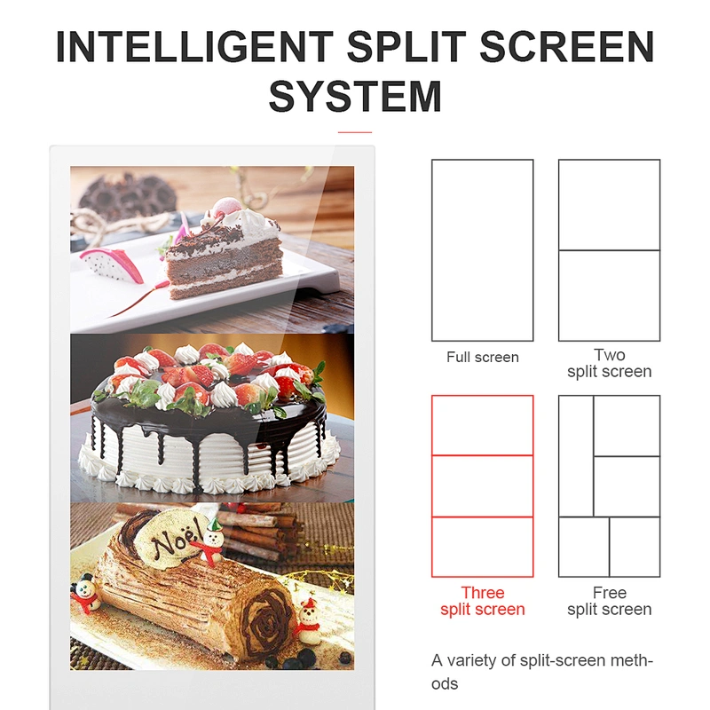 High Resolution Shopping Center Lcd Ad Retail Advertising Display Monitor Digital Signage Totem