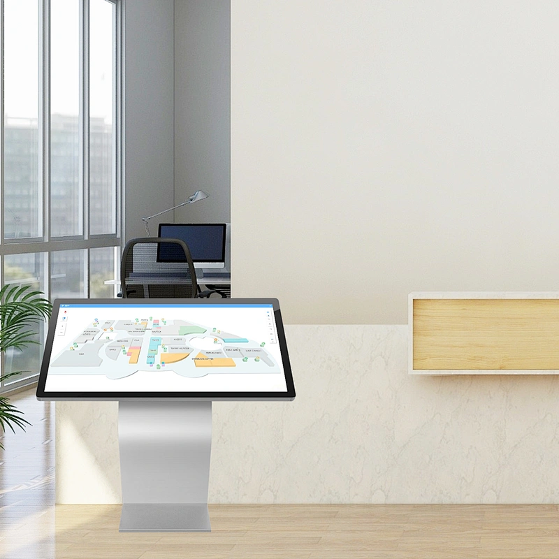 43 inch shopping mall interactive projector Infrared touch screen Information search kiosk