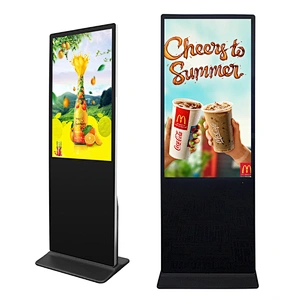 Freetsanding LCD Ad Display Board Digital Signage Totems HD Advertising Screen