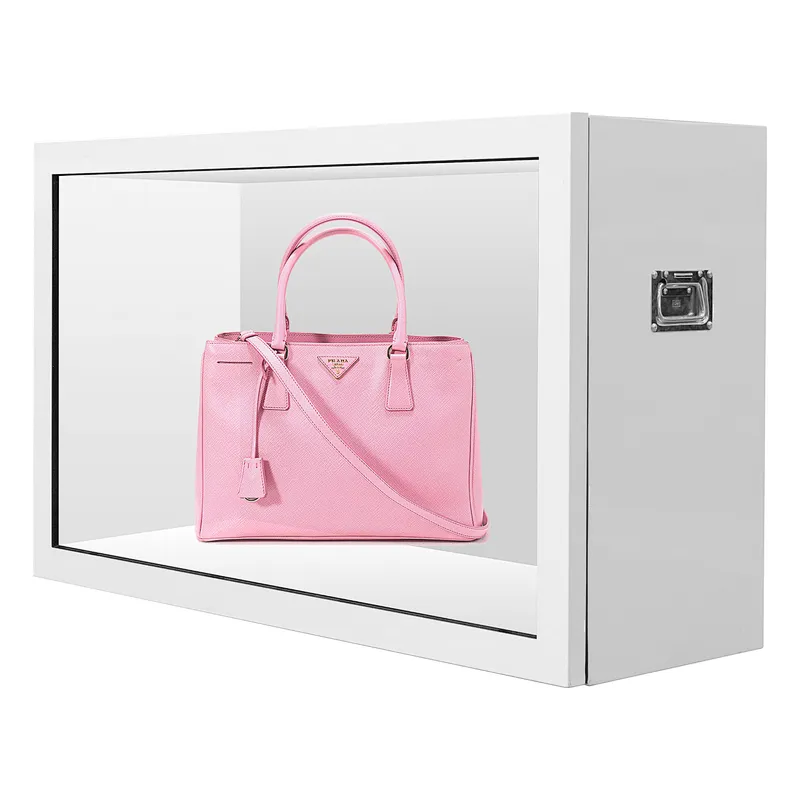 Hotselling display 3d query Transparent LCD screen display cabinet