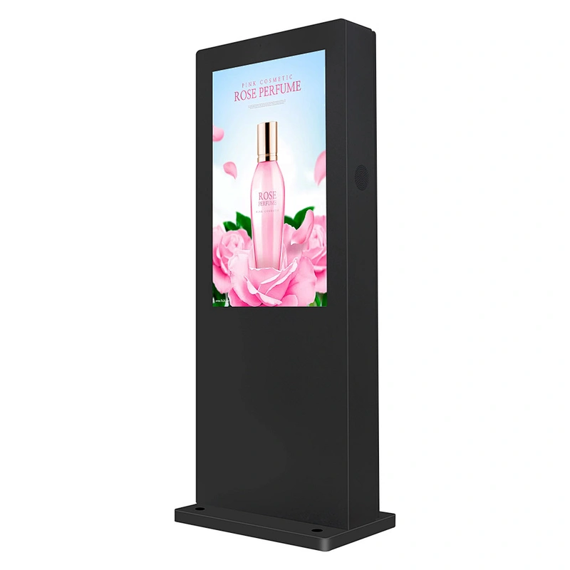 Waterproof outdoor advertising digital display led screens nano touch floor stand digital signage totem