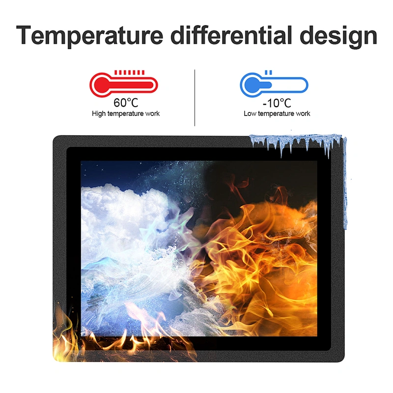 10.4 Inch resistance touch screen Industrial Computer Table Panel Mini PC