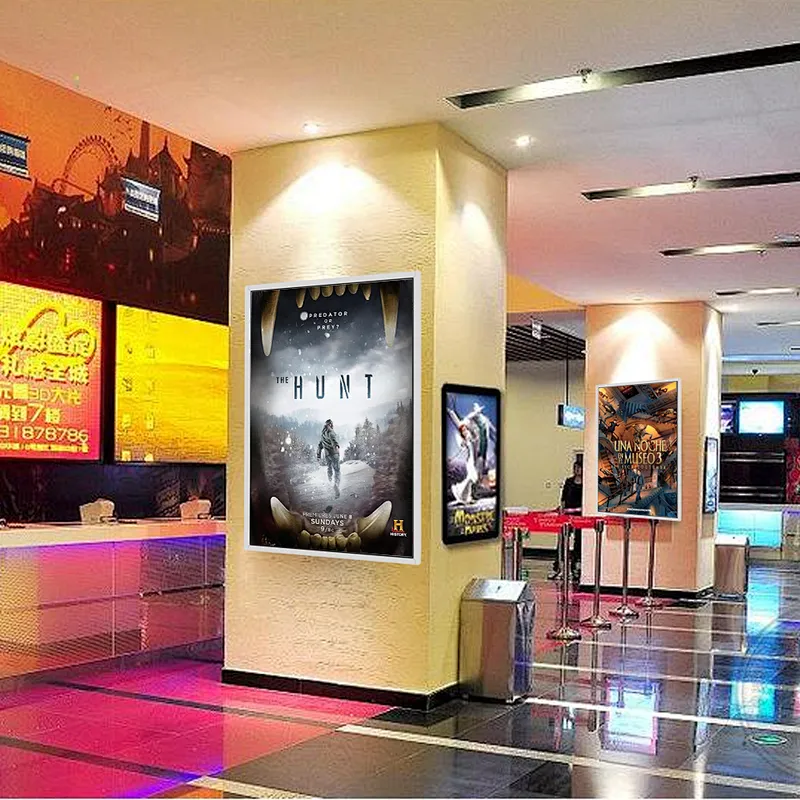 Wall hanging 65 inch multi - scene advertising hd led smart playback panel pc