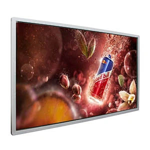 Wall mounted wifi 4G network lcd advertising display