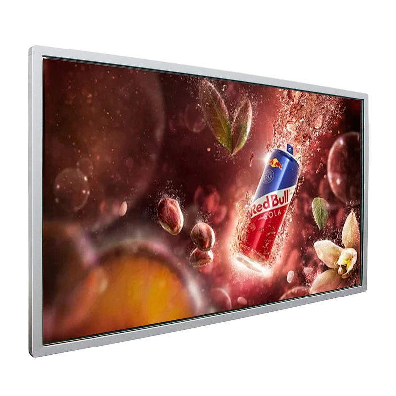 Wall mounted wifi 4G network lcd advertising display
