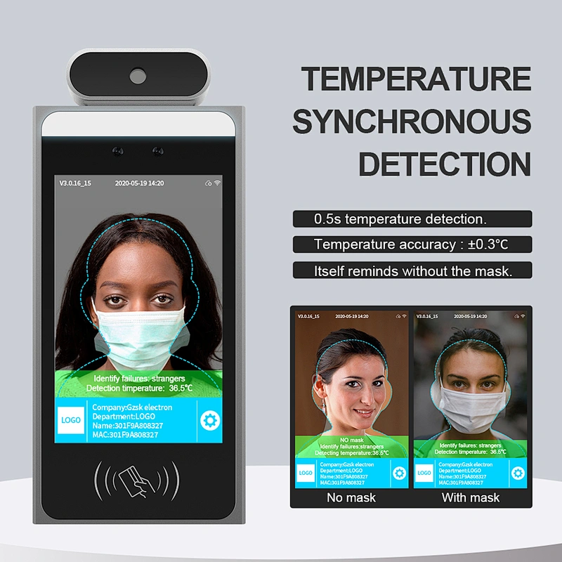 MOQ 1pc Capacitive touch non contact body face recognition infrared measurement gauge
